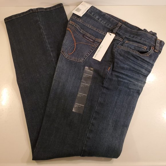 NWT Calvin Klein Ultimate Boot-cut Jeans 10 x 32 - Picture 1 of 6